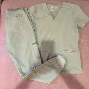 FIGS Sage Green Scrub Set